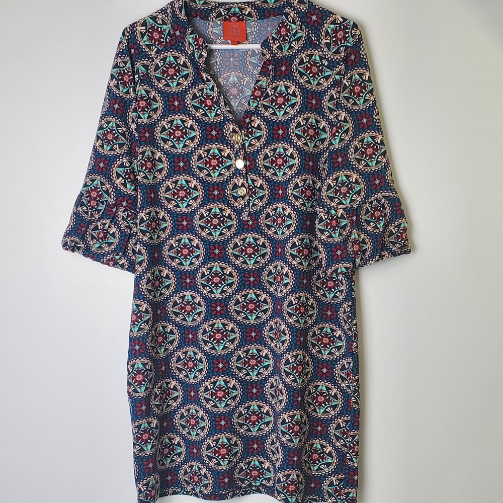 Tracy Negoshian Print Dress